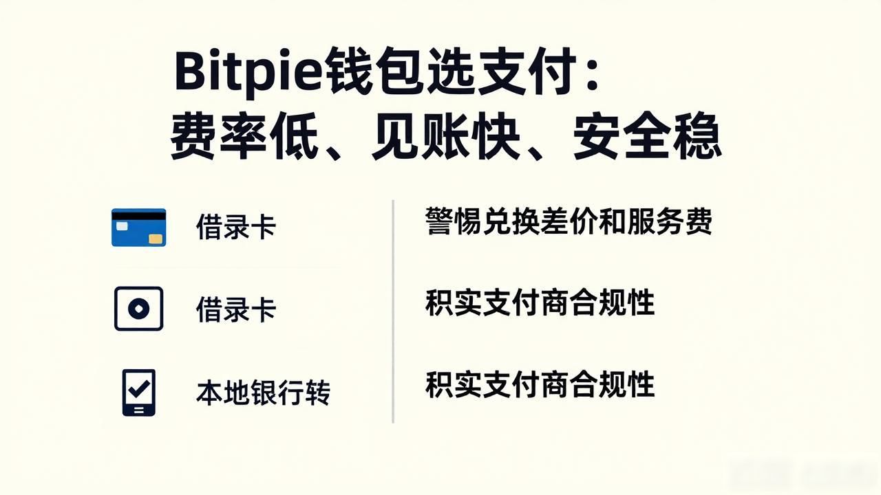 Bitpie钱包加密货币直充_Bitpie钱包支付方式_如何选择合适的支付方式在Bitpie钱包app官网