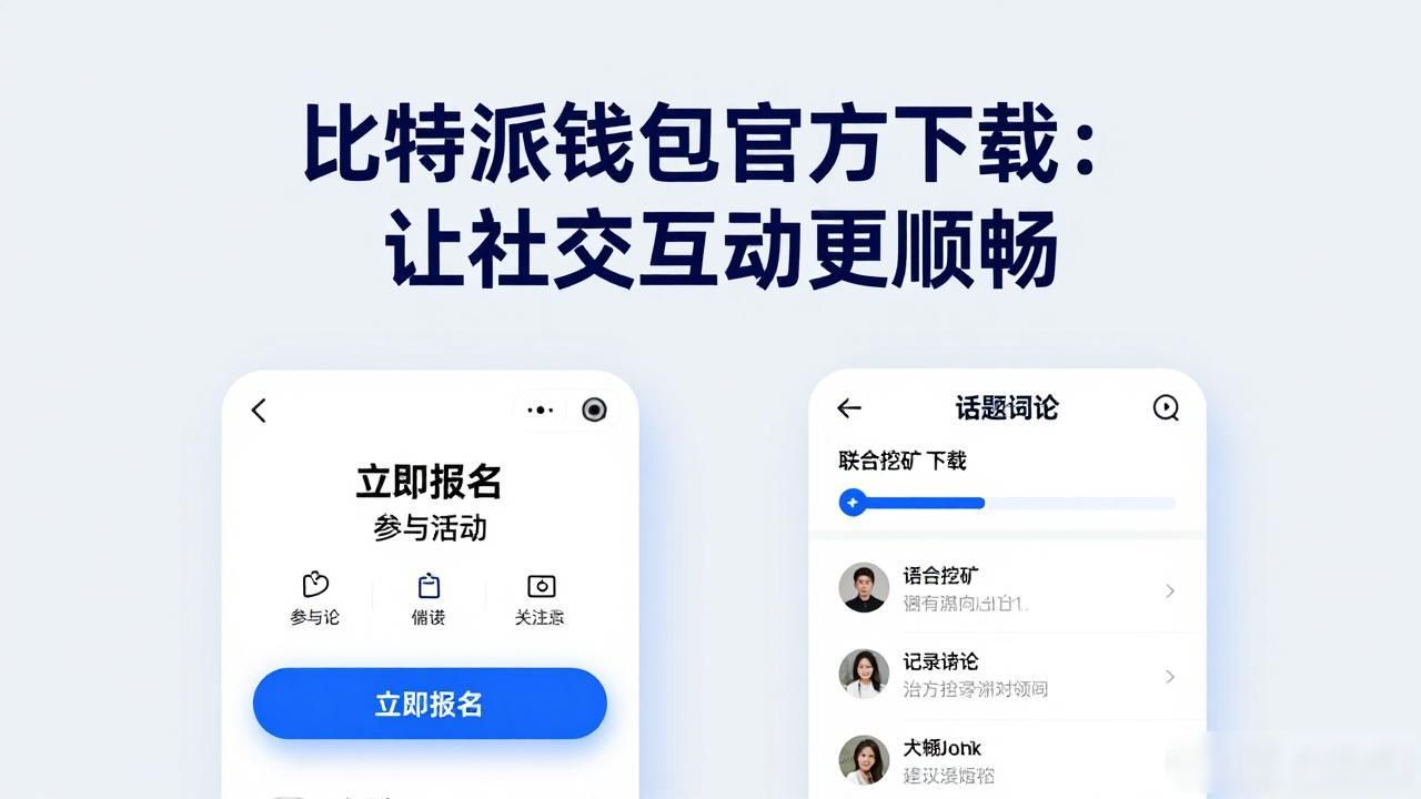 比特派社区互动_如何通过比特派钱包app官方下载网址加强社交互动？_官方APP社交功能