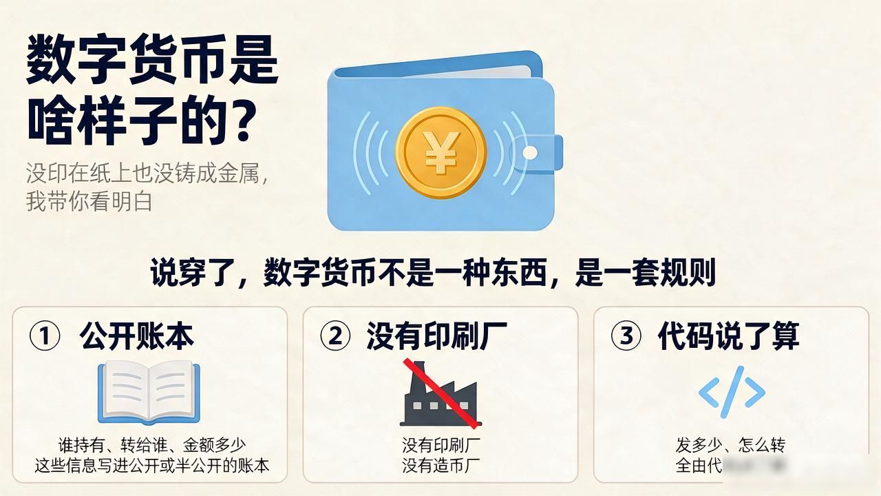 数字货币是啥样子的_数字人民币与比特币的本质差异_数字货币和实体货币的区别