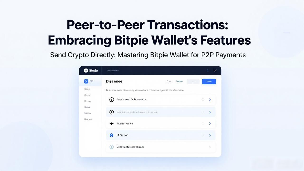 Bitpie wallet peer-to-peer cryptocurrency transactions_Peer-to-Peer Transactions: Embracing Bitpie Wallet's Features_Bitpie wallet secure cryptocurrency storage