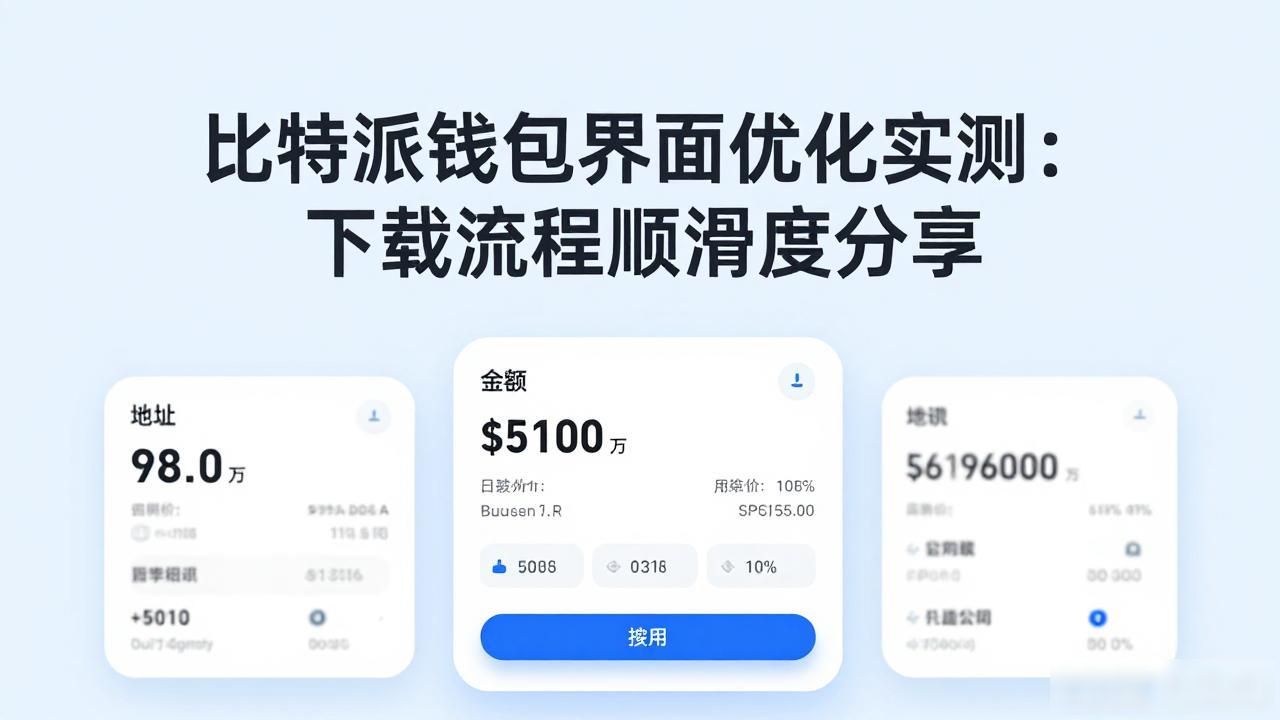 比特派钱包的界面优化：下载体验分享_比特派钱包下载体验改进_比特派钱包新版用户体验优化