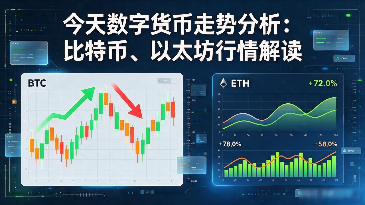 今日数字货币市场震荡走势分析 比特币9万美元多空博弈行情 以太坊及主流山寨币市场表现_今天的数字货币走势