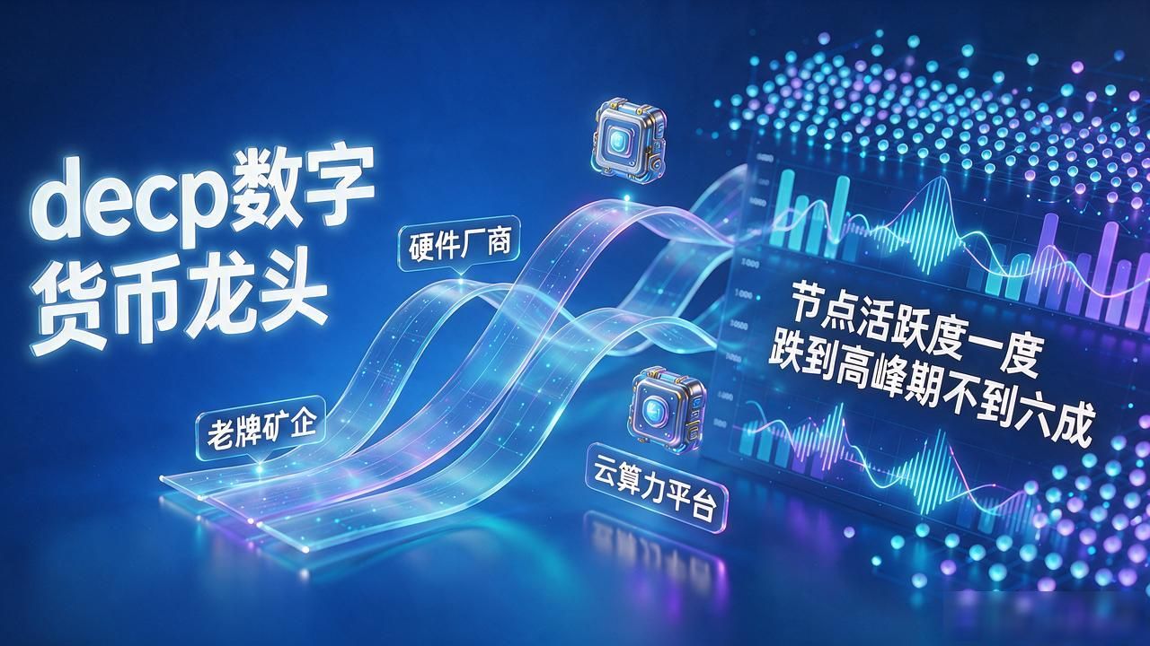 decp数字货币龙头_decp算力节点能耗对比传统方案_decp底层算力调度方案