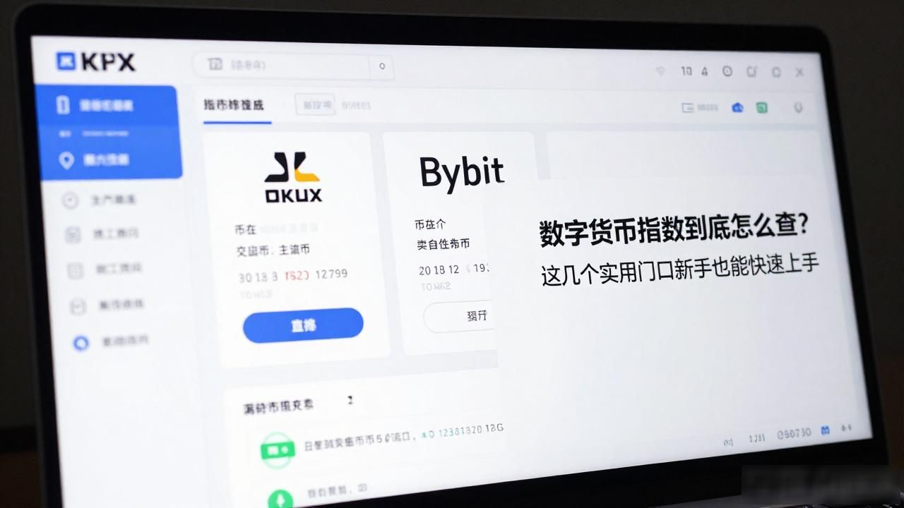 如何查看数字货币指数_数字货币指数怎么看_加密市场走势衡量工具推荐