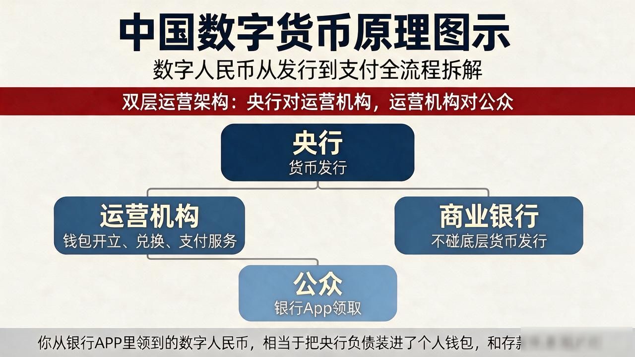 中国数字货币原理图示_数字人民币双层运营架构_数字人民币双离线支付