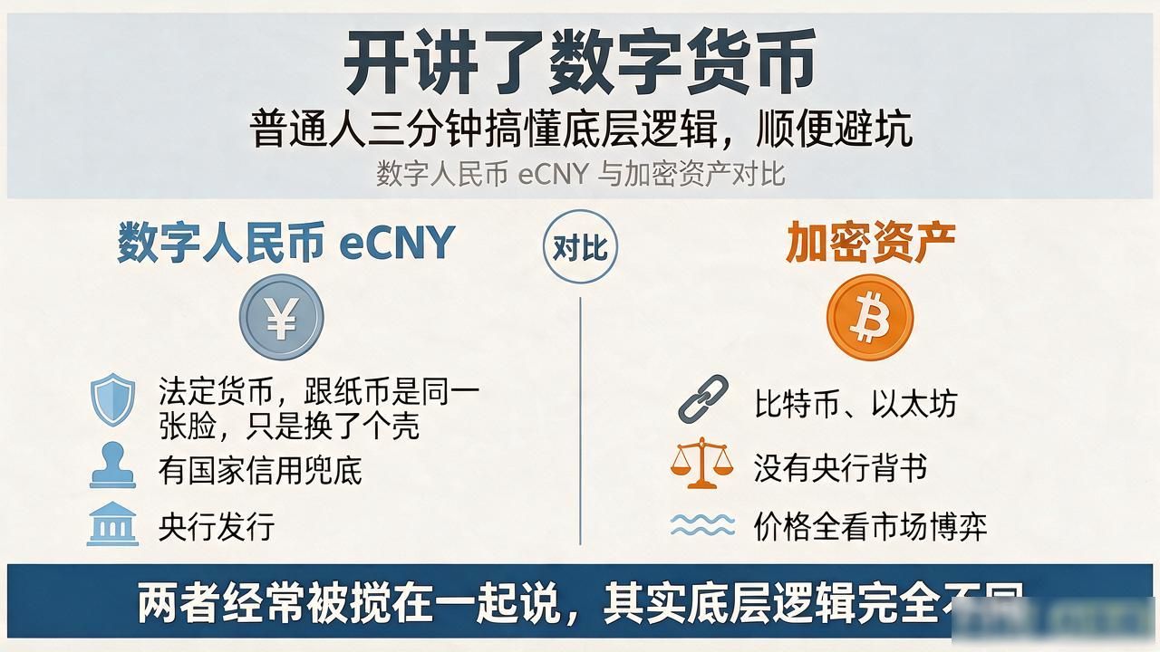 数字人民币普及现状_开讲了数字货币_数字货币与加密资产的区别