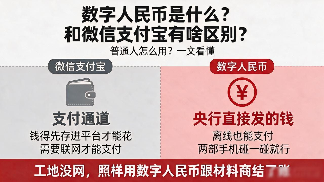 数字人民币使用场景_数字中国货币是什么_数字人民币与微信支付宝区别