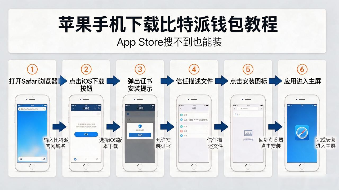 比特派钱包下载苹果_iPhone侧载比特派钱包教程_比特派钱包官网下载