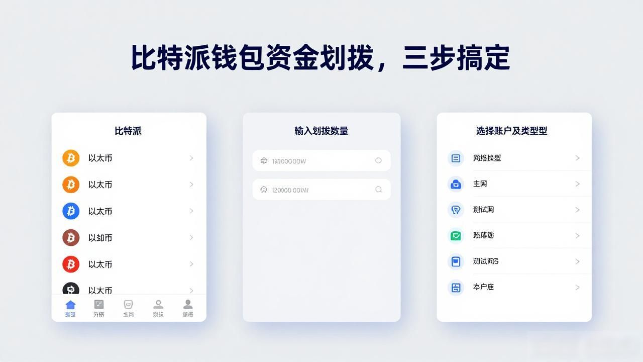 比特派钱包资金划拨_比特派钱包跨链划拨操作_如何在比特派钱包中完成资金划拨？