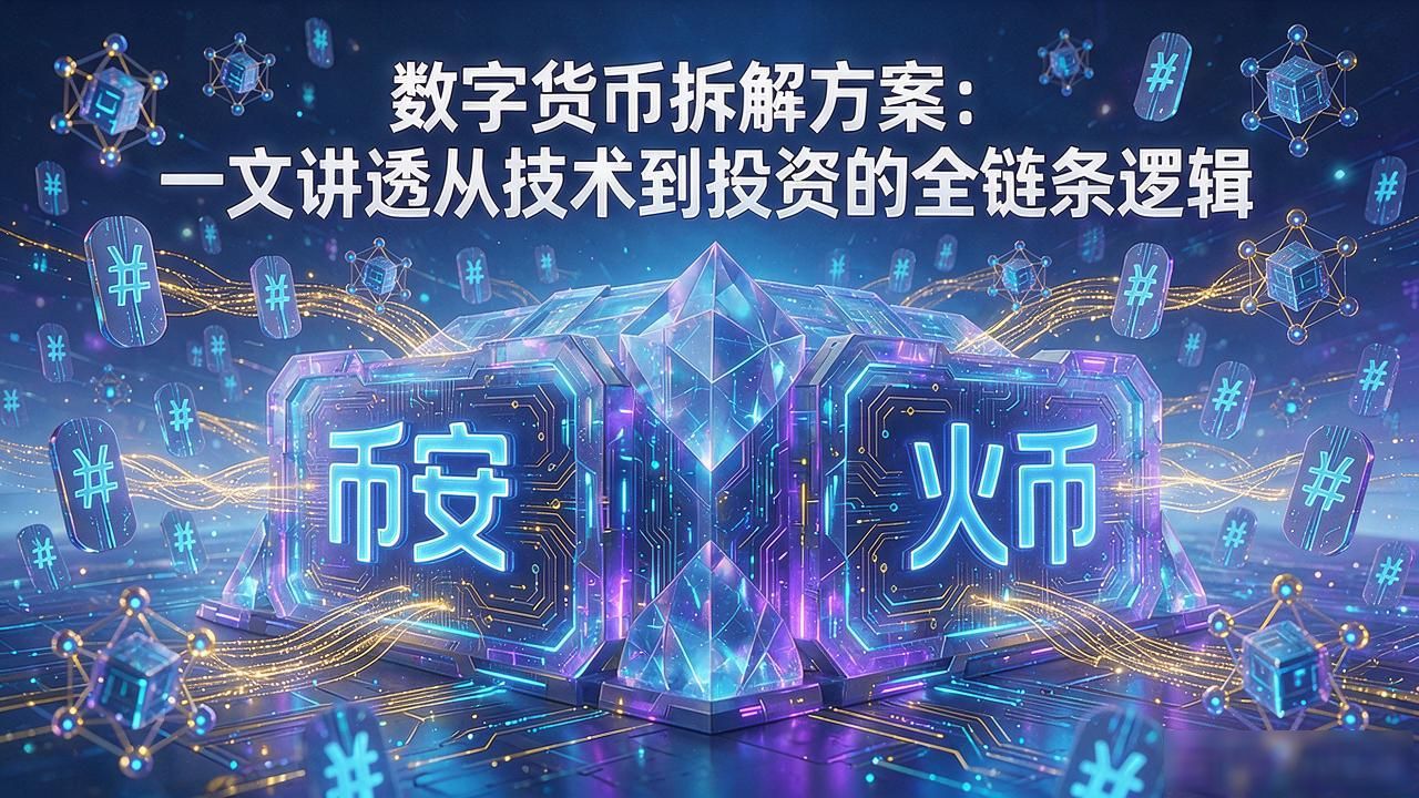 数字货币拆解方案_数字货币本质区块链技术讲解_新手投资数字货币风险规避
