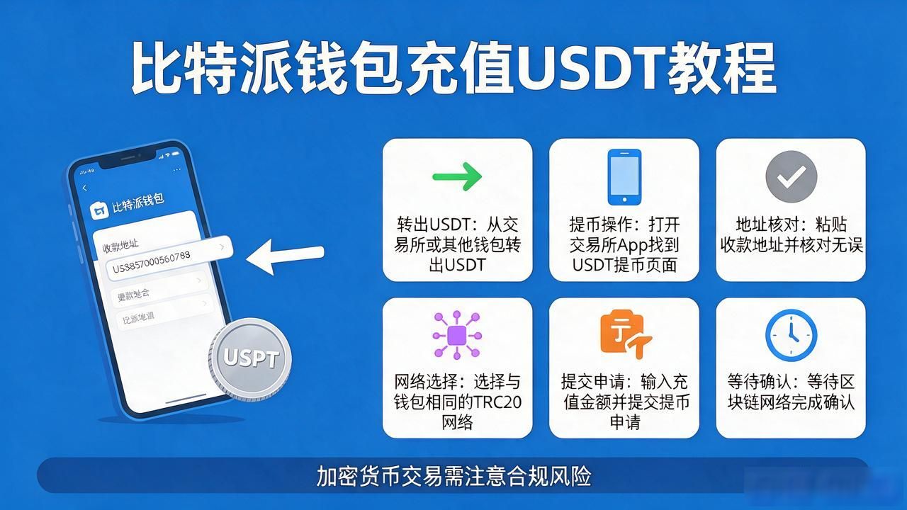 比特派钱包怎么充值usdt_比特派钱包USDT充值TRC20网络操作步骤_新手如何给比特派钱包充值USDT